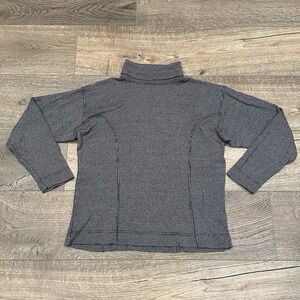 GAP Women's Medium‎ Houndstooth Turtleneck Vintage Heritage Preppy Feminine Chic